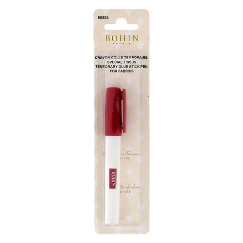 Bohin Temporary Textile Glue Pen Pink
