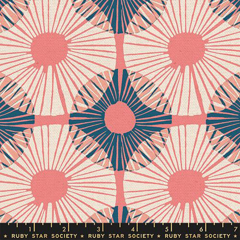 Reimagined Landscapes Cotton Linen Watermelon RS6056 15L Ruby Star#1