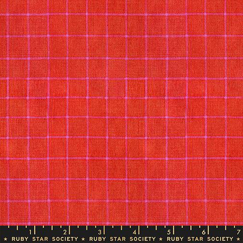 Warp Weft Mystic Fable Cotton Red RS4156 11 Ruby Star#1