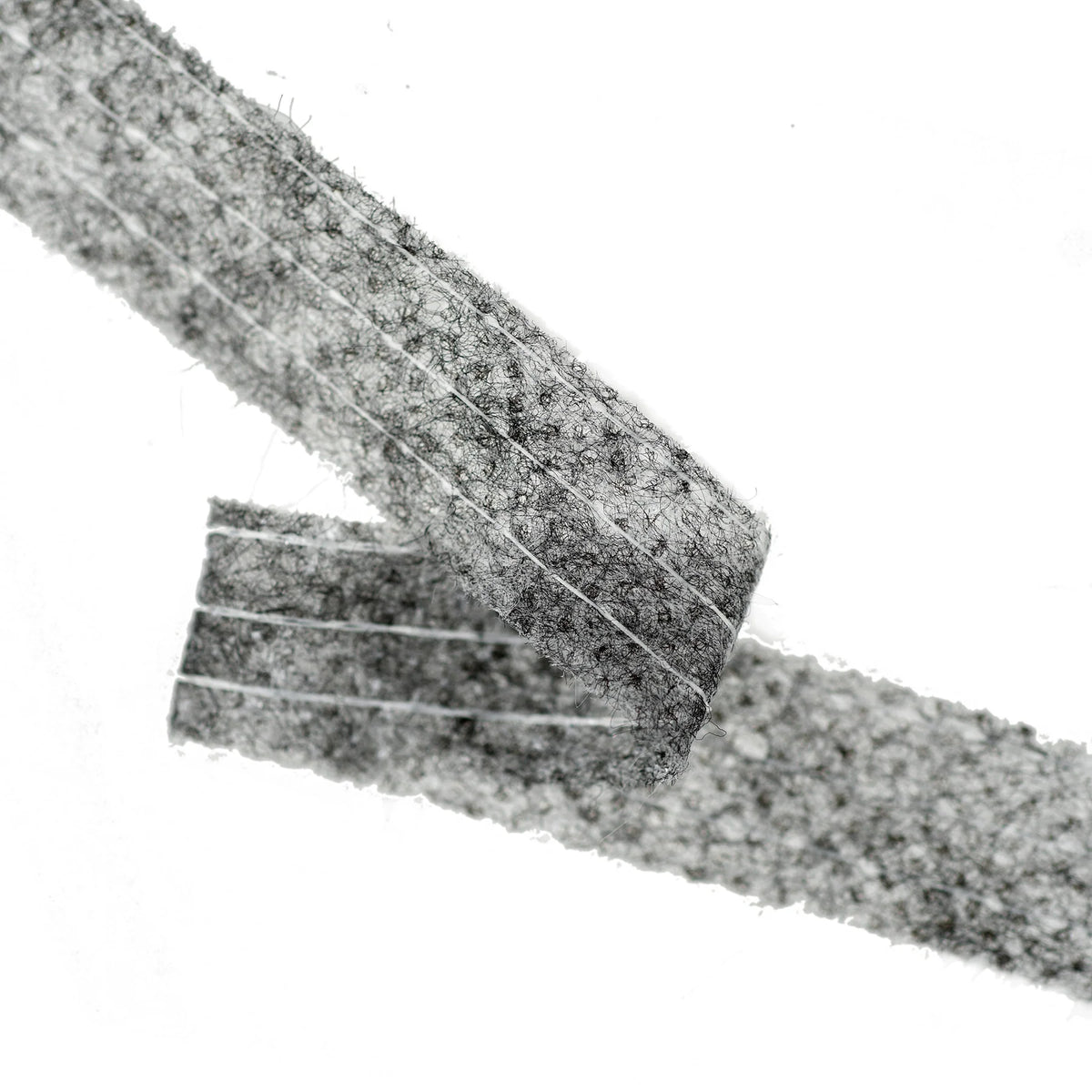 Straight Stitched Fusing Tape 20mm Black 10m