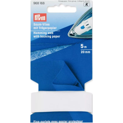 Hemming Web Iron-On Backing 20mm White