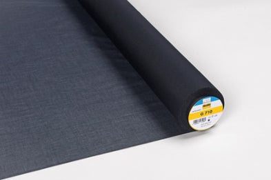G710 Black Woven Cotton Interlining