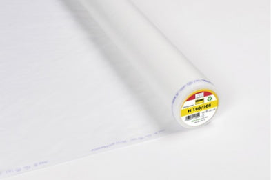 H180 White Lightweight Fusible Interlining