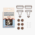Dungarees Hardware Kit | Aged Copper