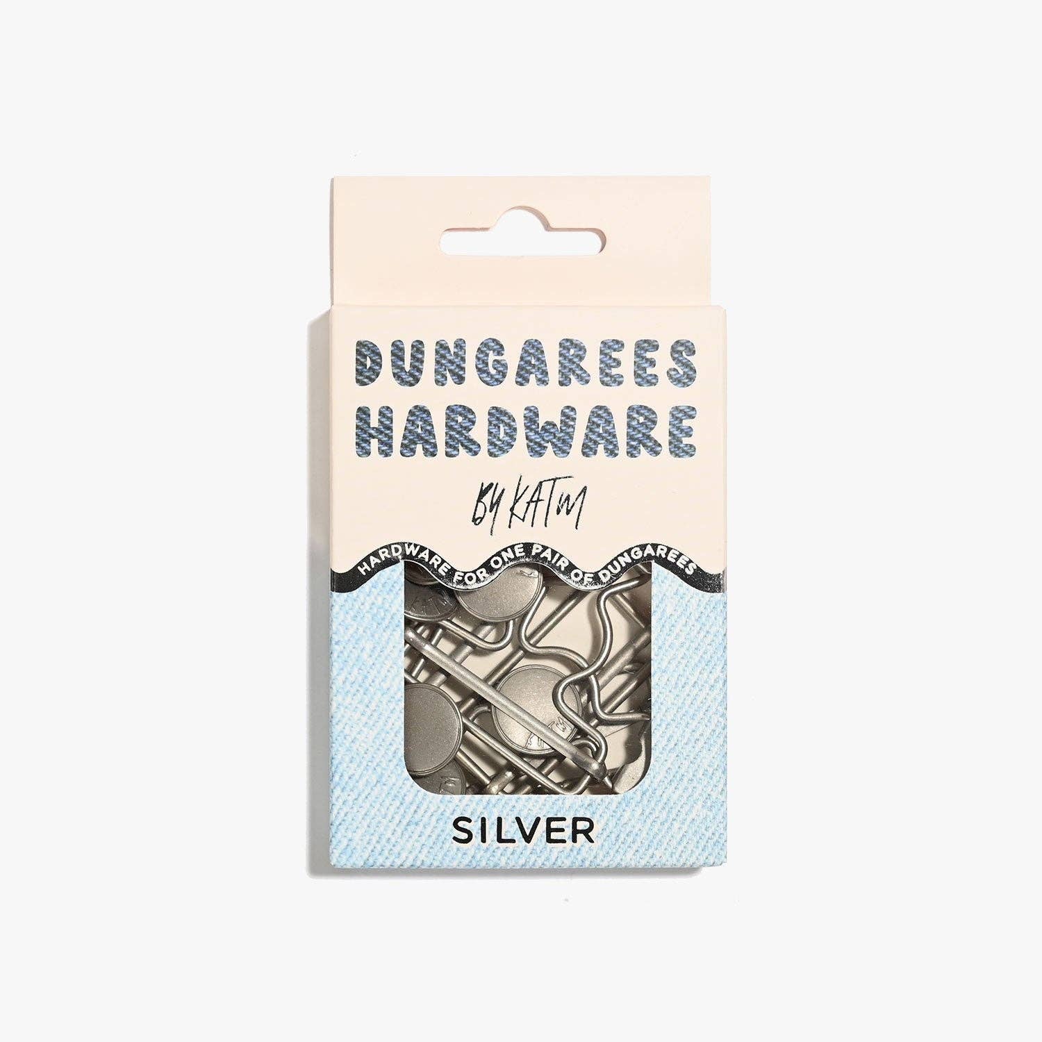 Dungarees Hardware Kit | Silver
