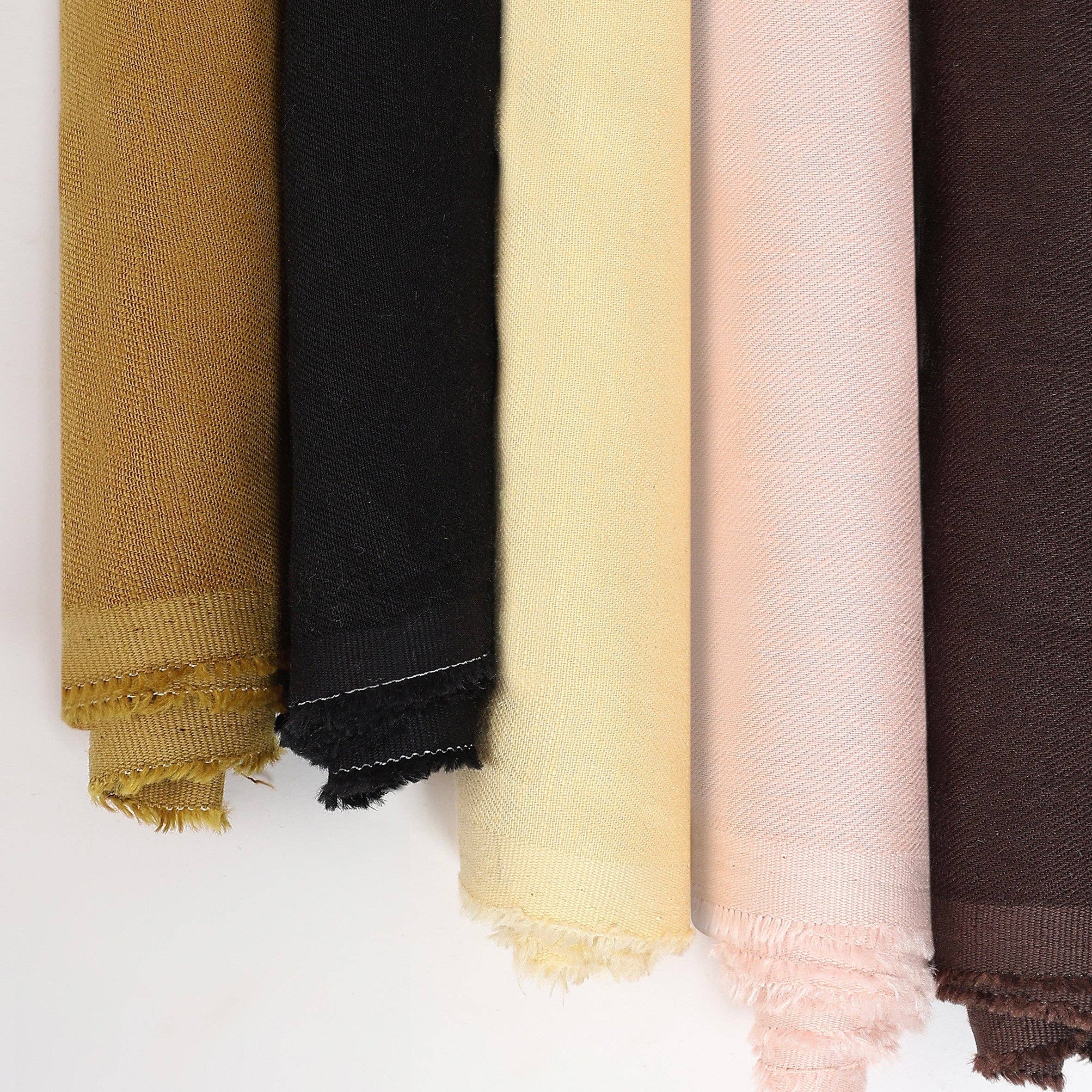 Twill Linen Viscose LivaEco BLACK