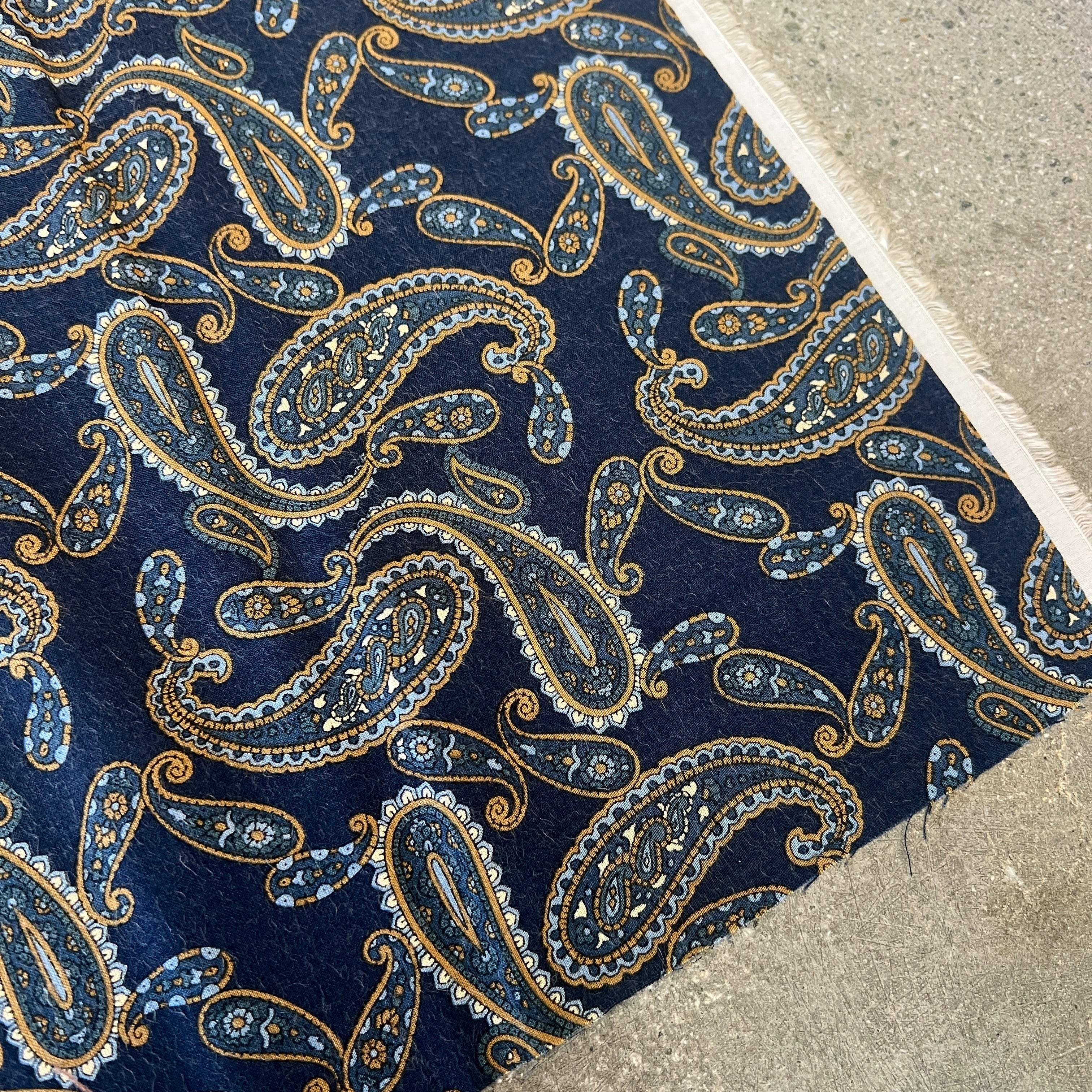 Old School Navy/Paisley